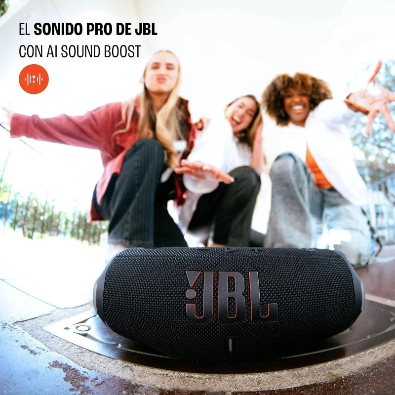 JBL Charge 6 Portable Waterproof Drop Proof Bluetooth Speaker Deep Bass Outdoor Camping Travel Speaker Removable Carrying Strap